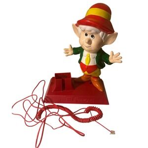 Vintage 1985 Keebler Ernie Elf Tele-ELF-Phone Landline Telephone Base Character